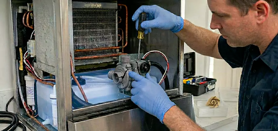 Commercial Ice Maker Water Pump Repair in New Britain