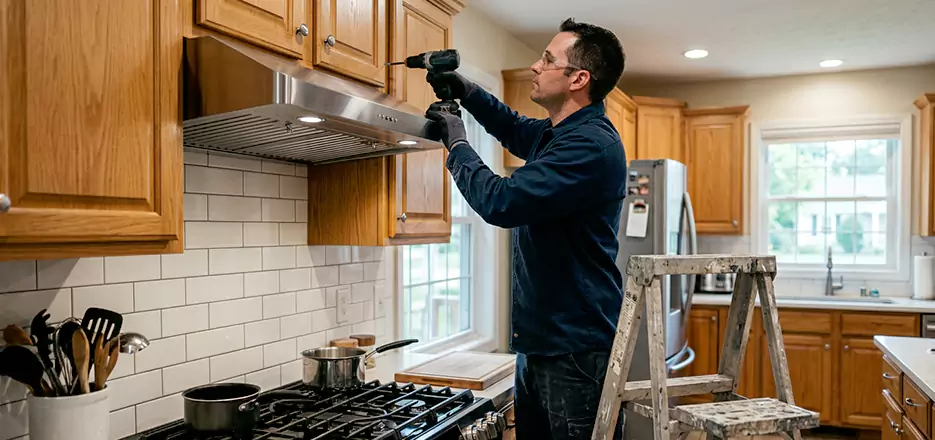 Wood Range Hood Installation New Britain